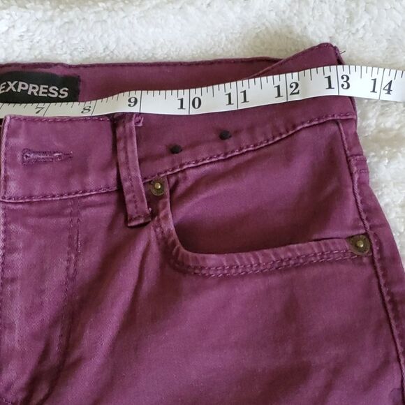 - EXPRESS wine red jeans - Picture 7 of 9